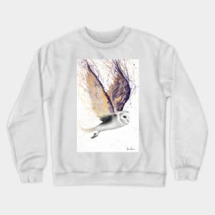 Opal Winged Owl Crewneck Sweatshirt